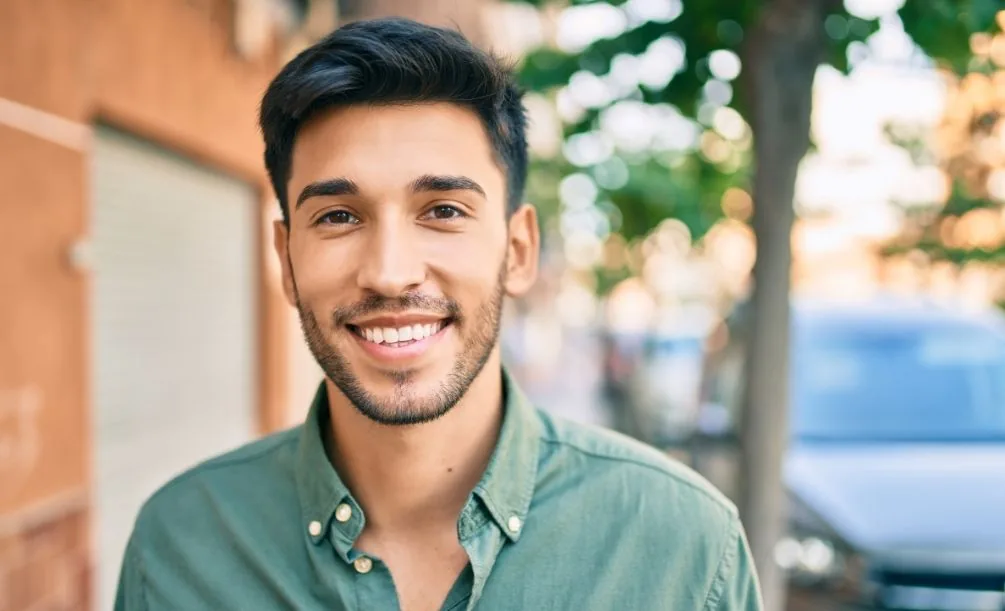 Smiling young man